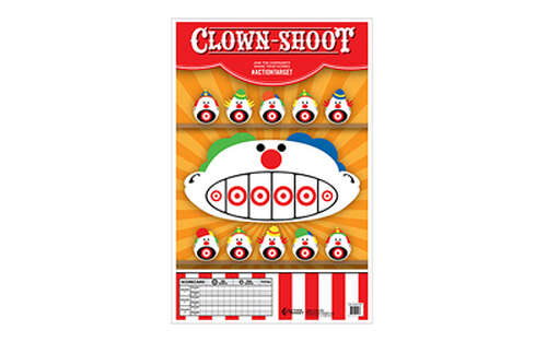 Targets Action Target Clown Shoot Target ACTION TGT CLOWN SHOOT 100PK • Model: Clown-Shoot Target